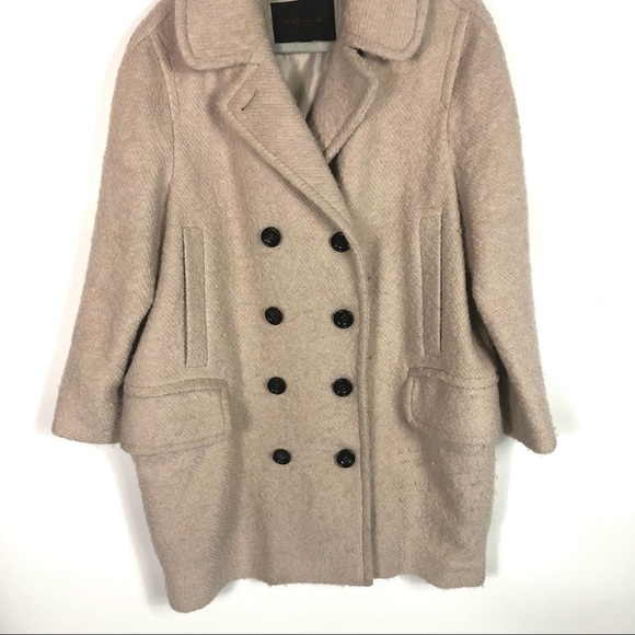 Coach wool pea coat - Picture 3 of 11